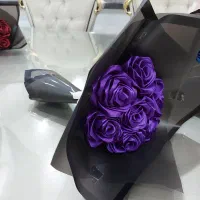دسته گل بنفش جاویدان
