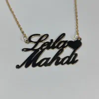 پلاک اسم طلا