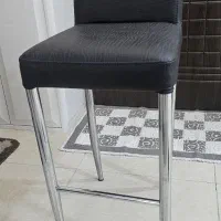 صندلی اپن دو عدد در حد نو پایه فلزی محکم