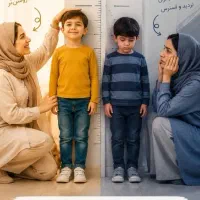 ایا هرکاری میکنی قد فرزندن شما هم تغییر نمی کنه