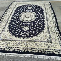 فرش ماشینی ۹ متر ۵۰۰ شانه اصل نخ مرینوس سالم