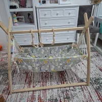 گهواره چوبی (ننو) سالم و زیبا