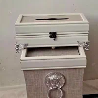 ست سطل و جا دستمالی