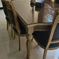 میز ناهار خوری تمام چوب راش