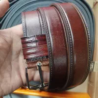 کمربند چرم اصل طبیعی