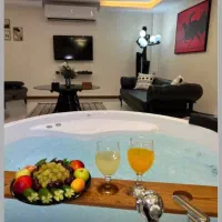 پنت هوس طبقه ۲۱ جکوزی ویوشهر ساعتی روزانه‌