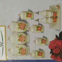 پاسماوری سرامیکی گل برجسته