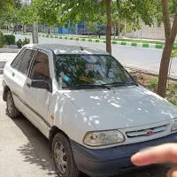 پراید مدل ۹۰ بی رنگ کم کار یک سال بیمه