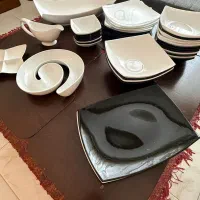 ظرف غذا خوری روز و شب|ظروف سرو و پذیرایی|بابل, |دیوار