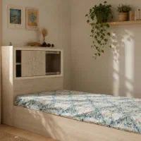 تخت چوبی تک نفره