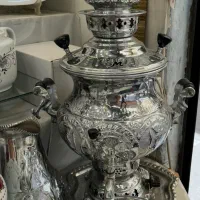 سماور گازی قلم کاری برنج