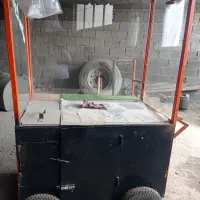 ارابه سیب زمینی کبابی