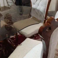 میز ناهار خوری چوب گردو نو