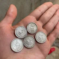 سکه نقره اسکناس تمبر کبریت کلکسیون پول قدیمی