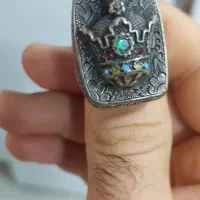 انگشتر نقره تاج