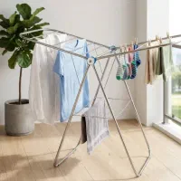 بندرخت استیل نقره ای لوکس اعلا