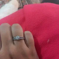 انگشتر نقره تک نگین