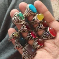 انگشتر نقره یکجاگرمی 350تومان گلچین