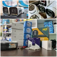 پک ۲ دوربین مداربسته+DVR +هارد+تجهیزات