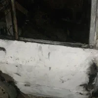پراید  نقره ای سوخته