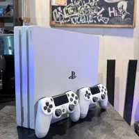 PS4 Pro سفید 1TB کپیخور فول بازی دو دسته