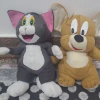 ۲عدد عروسک تام و جری نو