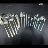 سرویس قاشق چنگال  ۲۴ نفره سنگین  استیل نگیر