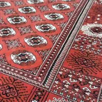فرش ماشینی طرح ماری ترکمن