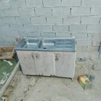 فروش  ضرفشویی باکابینت وکمددیواری آب چکان