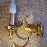 چراغ دیواری تک شعله برنزی