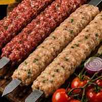 کوبیده مرغ وگوشت