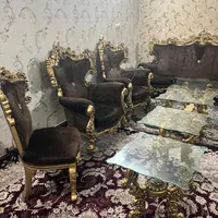 مبل سلطنتی ۹ نفره|مبلمان خانگی و میز عسلی|تهران, عبدالله‌آباد|دیوار