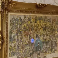 تابلوی نقاشی پادشاهان ایران بزرگ سنگین