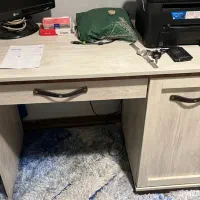 میز تحریر و صندلی چرخدار تمام mdf