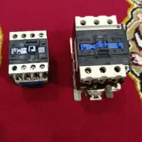 دو عدد کنتاکتور 63و32 چانت و بانک خازن  در حد نو