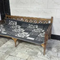 6 عدد تخت سنتی همراه گلیم