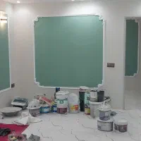 نقاش ساختمان رنگ آمیزی رنگ کار