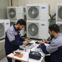 نصب تعمیرات و سرویس کولرگازی داکت اسپیلت لباسشویی