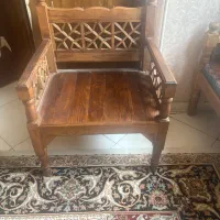 مبل چوبی سنتی سه عدد یه نفره