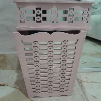 ست سطل زباله وجای دستمال کاغذی آینه ای