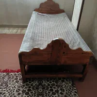 تخت تمام چوب یکنفره