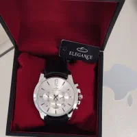 ساعت مردانه سه موتوره ELEGANCE Excellent نو + جعبه