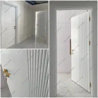 درب سیم لول اتاقی در چهارچوب ضد سرقت چوبی