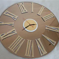 ساعت دیواری آینه ای