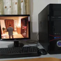 کامپیوتر کامل هارد ۲۵۰ گیگ رم۶ گیگ مانیتور ۱۹ اینچ