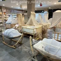 گهواره سنتی سیسمونی بانوج تولید تخت کنار مادر مدلq