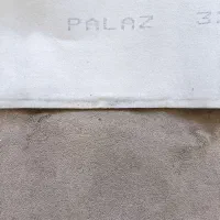 ۱۲ متر موکت پالاز اصل، پرز بلند رنگ نسکافه ای
