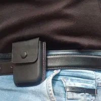 جاکارتی حجمی کمری  چرم طبیعی گاوی دستدوز