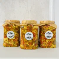 ترشی مکزیکی با روغن زیتون