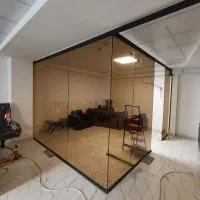 اجرای پارتیشن ، هندریل و سقف شیشه ای